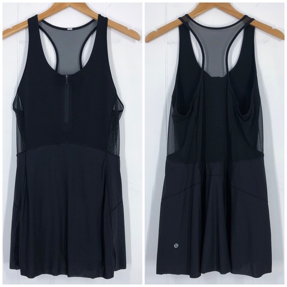 lululemon athletica Dresses & Skirts - Lululemon Final Lap Tennis Dress W8785S - Size 10, Black